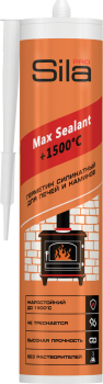 Герметик Sila PRO Max Sealant,1500, для печей, 280мл (12)