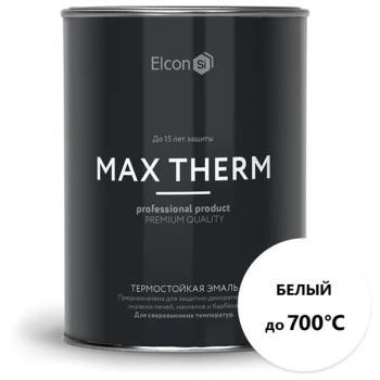 Эмаль Элкон термостойкая белая 1 л (до 700°С)