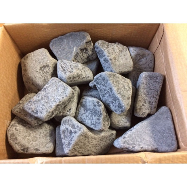 Камень для бани Микс (габбро,порфирит, кварцит) 20 кг мешок (50)